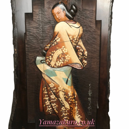 Wood carving - Yamazakura