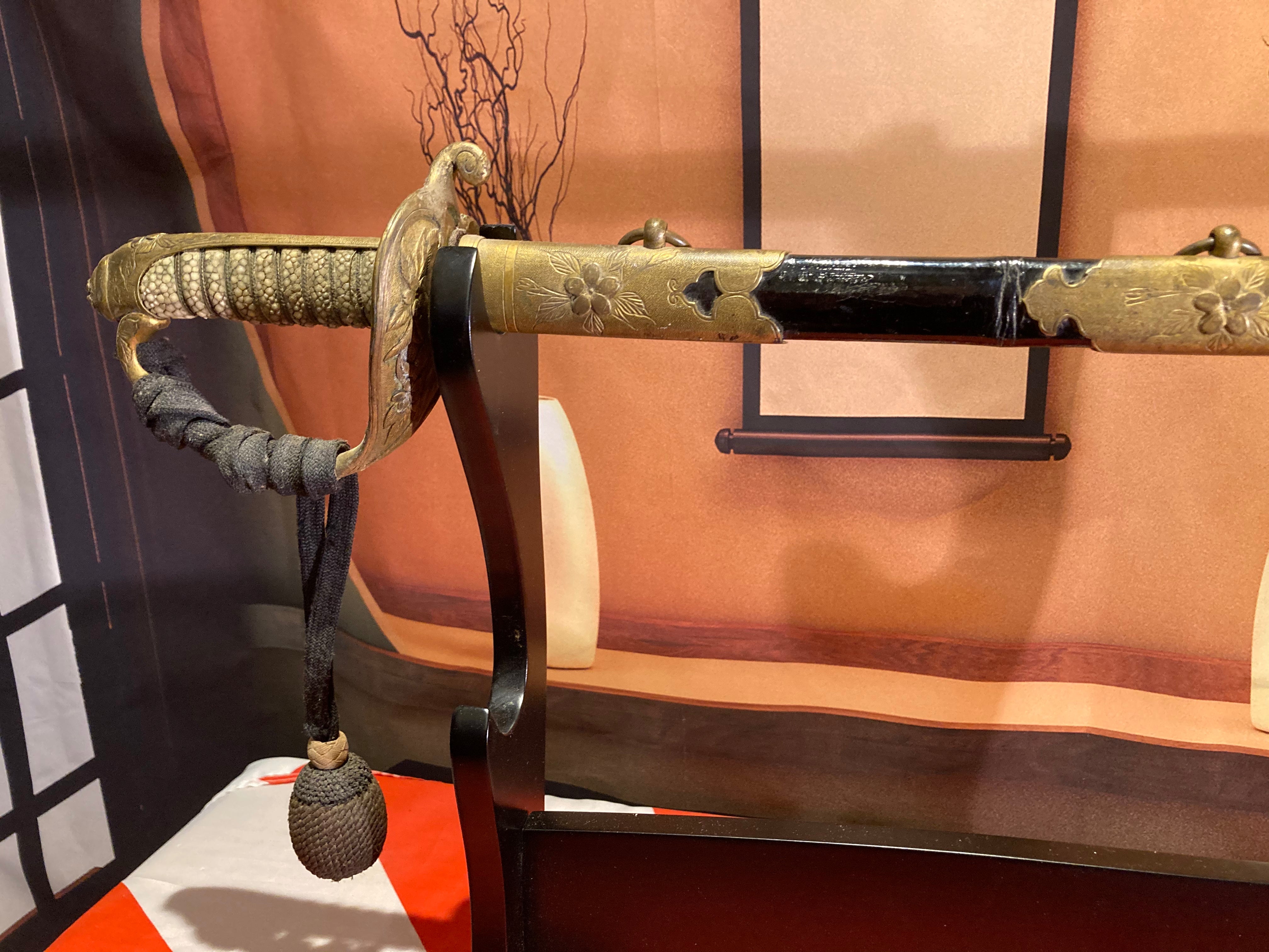 Imperial Japanese naval sword - Yamazakura