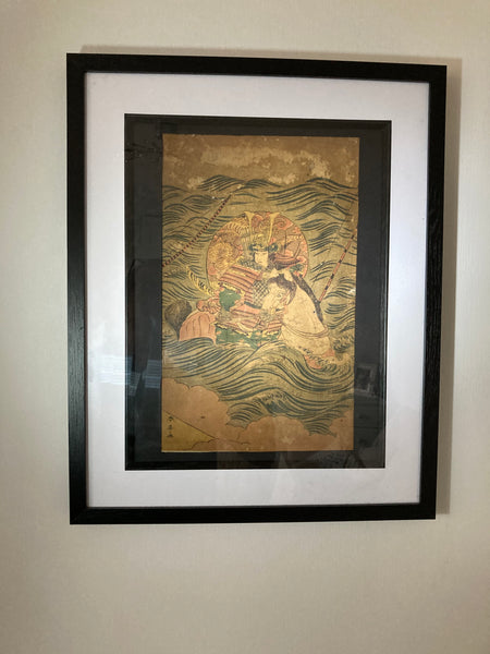 Ukiyo-e warrior print - Yamazakura