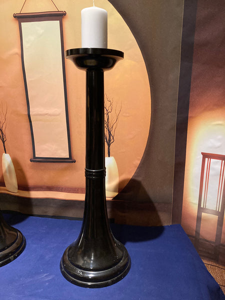 Beautiful pair of Altar Candle holders , - Yamazakura
