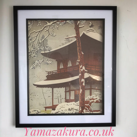 Temple in the snow - Yamazakura