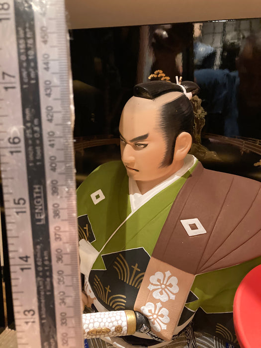 Hakata doll  ( large ) Tahei Mori . Samurai . Interior design. - Yamazakura