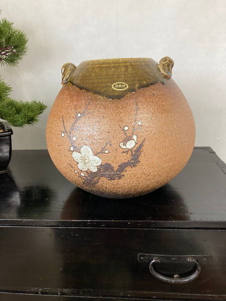 Shigaraki ware vase - Yamazakura