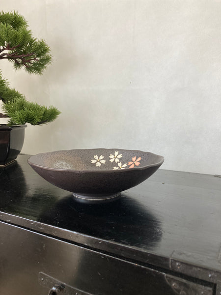 Sakura Bowls. Shigaraki ware - Yamazakura