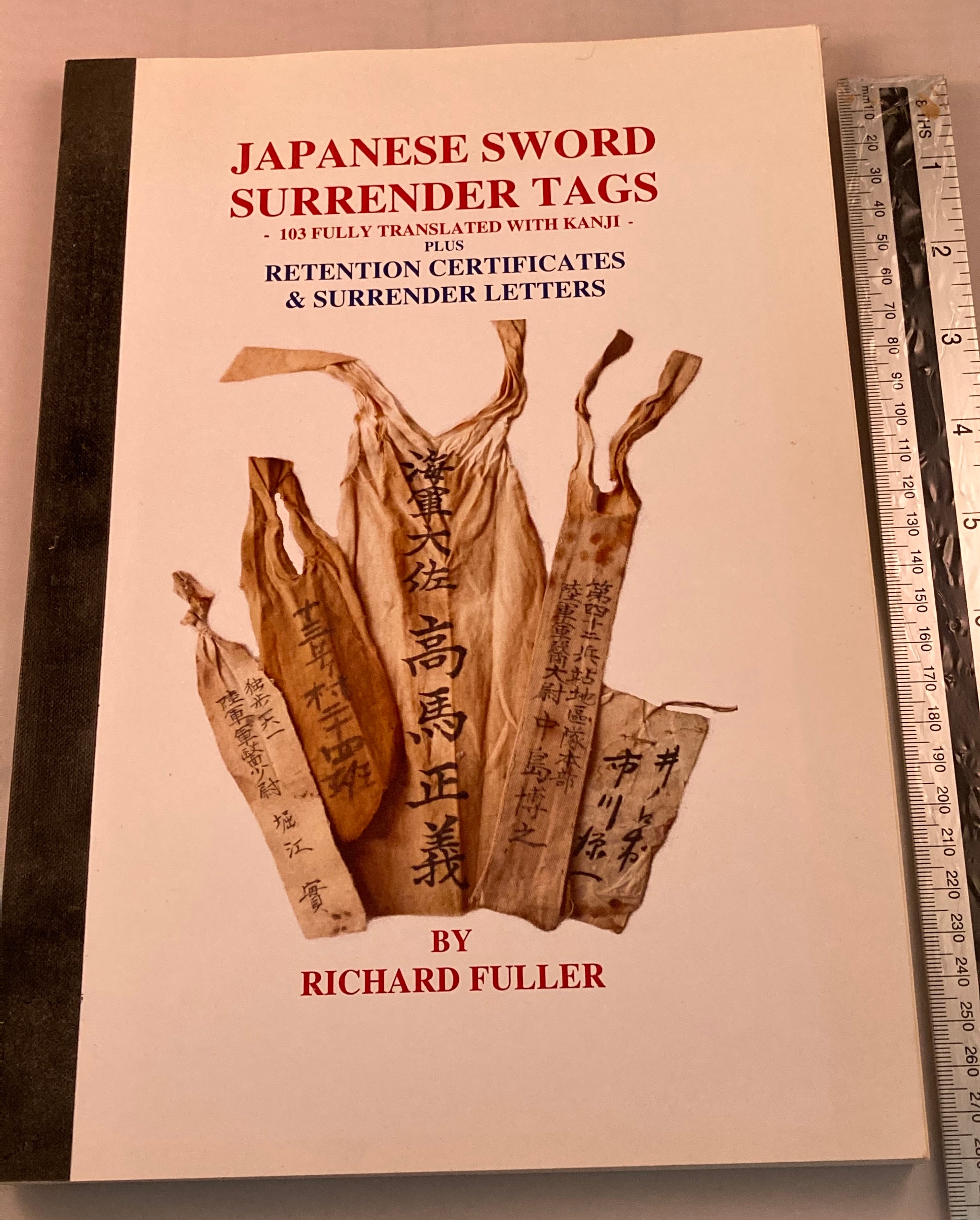 Japanese Sword Surrender Tags - Yamazakura