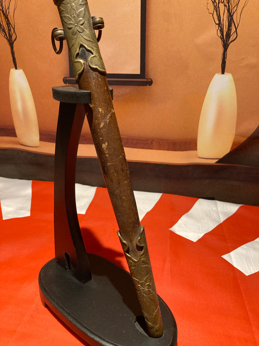 Naval dirk traditionally forged blade. - Yamazakura